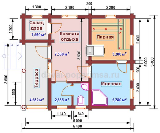Русская баня – планировка, выбор и проектирование