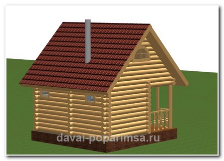 Русская баня 4х4 и ее планировка